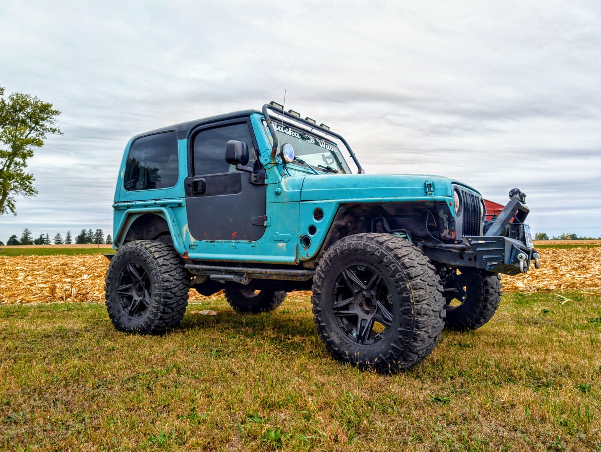 Lifted Jeep Wrangler built at Gray's